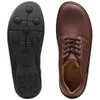 Mahogany Leather Clarks Mens Nature Three Shoe Sole