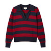 Navy/Red Joules Maddie Striped Jumper