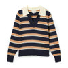 Navy/Oatmeal Joules Maddie Striped Jumper