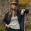 Pearl Blue Barbour Womens Lavensdale Crew Knitted Jumper Lifestyle