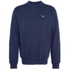 Navy Barbour Mens Beckhill Crew Neck Sweatshirt