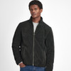 Olive Mix Barbour Mens Belford Fleece Jacket On Model