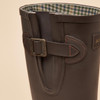 Chocolate Joules Womens Houghton Wellingtons Gusset Detail