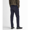 Navy Barbour Mens Sueded Sateen Tailored Fit Trouser Model Back