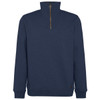 Navy Marl Barbour Mens Nelson Half Zip Sweatshirt