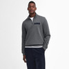 Mid Grey Marl Barbour Mens Cotes Half Zip Sweatshirt Model