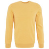 Honey Gold Barbour Mens Pima Cotton Crew Neck Jumper