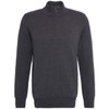 Charcoal Barbour Mens Cotton Half Zip Sweater