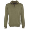 Green Slate Barbour Mens Cotton Half Zip Sweater