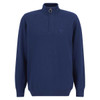 Inky Marl Barbour Mens Cotton Half Zip Sweater