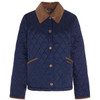 Navy/Classic Barbour Womens 30th Anniversary Cropped Liddesdale Jacket