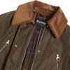 Beech/Classic Barbour Womens Ebberston Wax Jacket Open