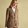 Joules Womens Foxley Tweed Jacket Model Front