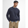 Navy Barbour Mens Tainsbury Crew Neck Sweater Front