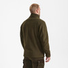 Tarmac Green Deerhunter Mens Eagle Fleece Jacket On Model Back
