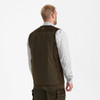 Tarmac Green Deerhunter Mens Eagle Waistcoat On Model Back