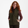 Graphite Green Graphite Green Deerhunter Womens Lady Pam Bonded Fleece Jacket On Model