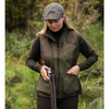Graphite Green Deerhunter Womens Lady Pam Shooting Waistcoat Lifestyle
