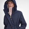 Navy Barbour Womens Iris Waterproof Jacket Model