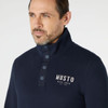 Musto Mens Marina Half Zip Snap Sweat 2.0