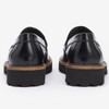 Black Barbour Womens Ludlow Penny Loafer Rear