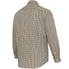 Apricot & Bordeaux Check Beretta Mens Bryggen Shirt Back