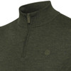 Green Moss Beretta Mens Merino Half Zip Sweater Zipped