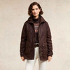 Chocolate Holland Cooper Womens Durham Wax Jacket On Model