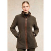 Khaki Holland Cooper Womens Country Longline Fleece Lifestyle