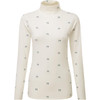 Vintage Navy Hare Schoffel Womens Malham Top