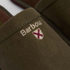 Olive Barbour Mens Everitt Mule Slipper Badge