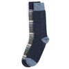 Midnight Oak Mix Barbour Mens Fair Isle Sock 2 Pack