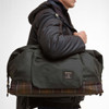Sage/Classic Barbour Field Wax Holdall ON Model