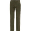 Dark Olive Barbour Mens Moleskin Tailored Fit Trouser