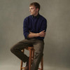 Dark Olive Barbour Mens Moleskin Tailored Fit Trouser Lifestyle