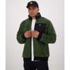 Hunter Green Swanndri Mens Churchill V2 Wool Jacket On Model