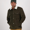 Olive Swanndri Mens Kaituna Corduroy Jacket Model