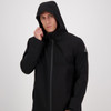 Black Swanndri Mens Swanson Rain Jacket