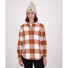 Rusty/White Swanndri Womens Rapaki Shacket Front