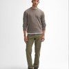 Olive Barbour Mens Washed Stretch Twill Tailored Fit Trouser On Model