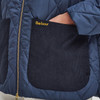 Navy/Classic Barbour Womens Dalroy Quilted Jacket Pocket
