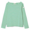 Green Stripe Joules Womens Harbour Striped Top