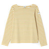 Mustard Yellow Joules Womens Harbour Striped Top