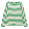 Green Stripe Joules Womens Harbour Striped Top