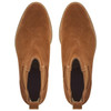 Tan Suede Chatham Womens Barbury Heeled Chelsea Boots Top View