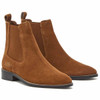 Tan Chatham Womens Lynch Suede Chelsea Boots Angle View