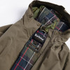 Winter Moss/Classic Barbour Womens Bowlees Waterproof Jacket Lining