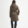 Winter Moss/Classic Barbour Womens Bowlees Waterproof Jacket Back