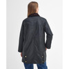 Sage/Ancient Barbour Womens Long Beadnell Wax Jacket Back