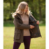 Olive Alan Paine Lockwood Ladies Jacket Lifestyle Interior